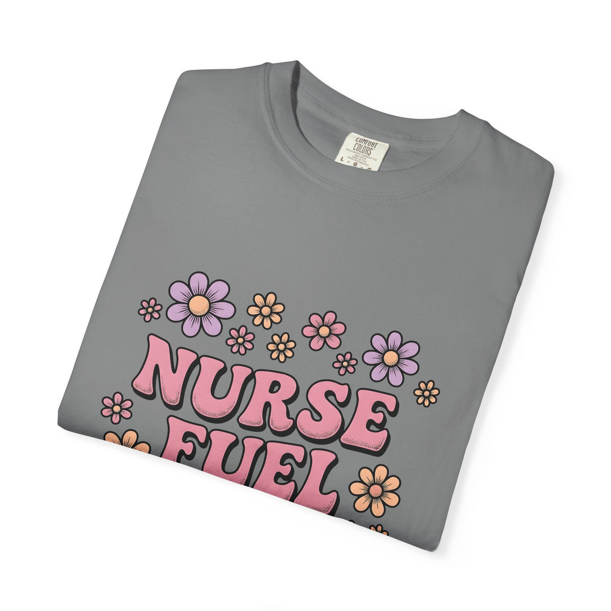 Flower Graphic T-Shirt Nurses Floral Gift Women Groovy T-Shirt Illustration T-Shirt Nurse Enthusiast Psychedelic T-Shirt Botanical Graphic Floral