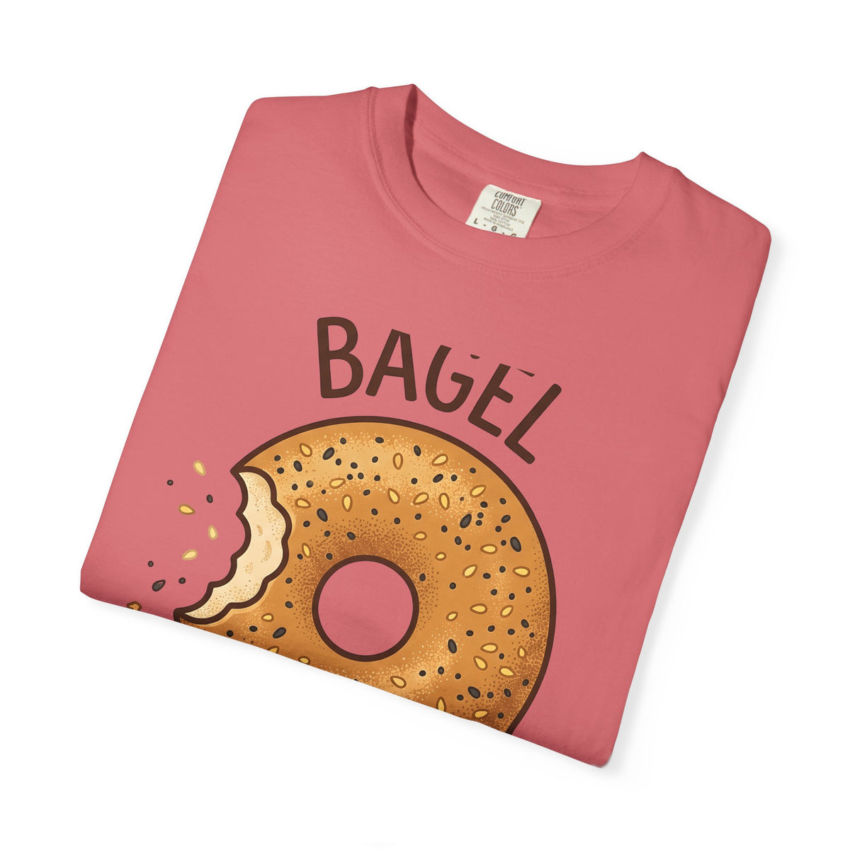Bagel Desserts Morning Gift Doodle Bagel Pastry Fan Hand Drawn Breakfast Old School T-Shirt