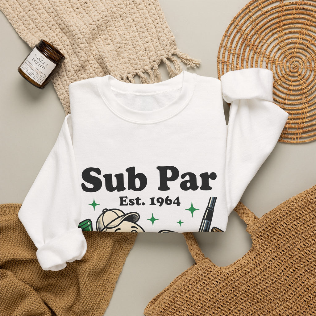 Golf Cartoon Sweatshirt Golf Humor Gift Women Vintage Sweatshirt Cartoon Character T-Sh