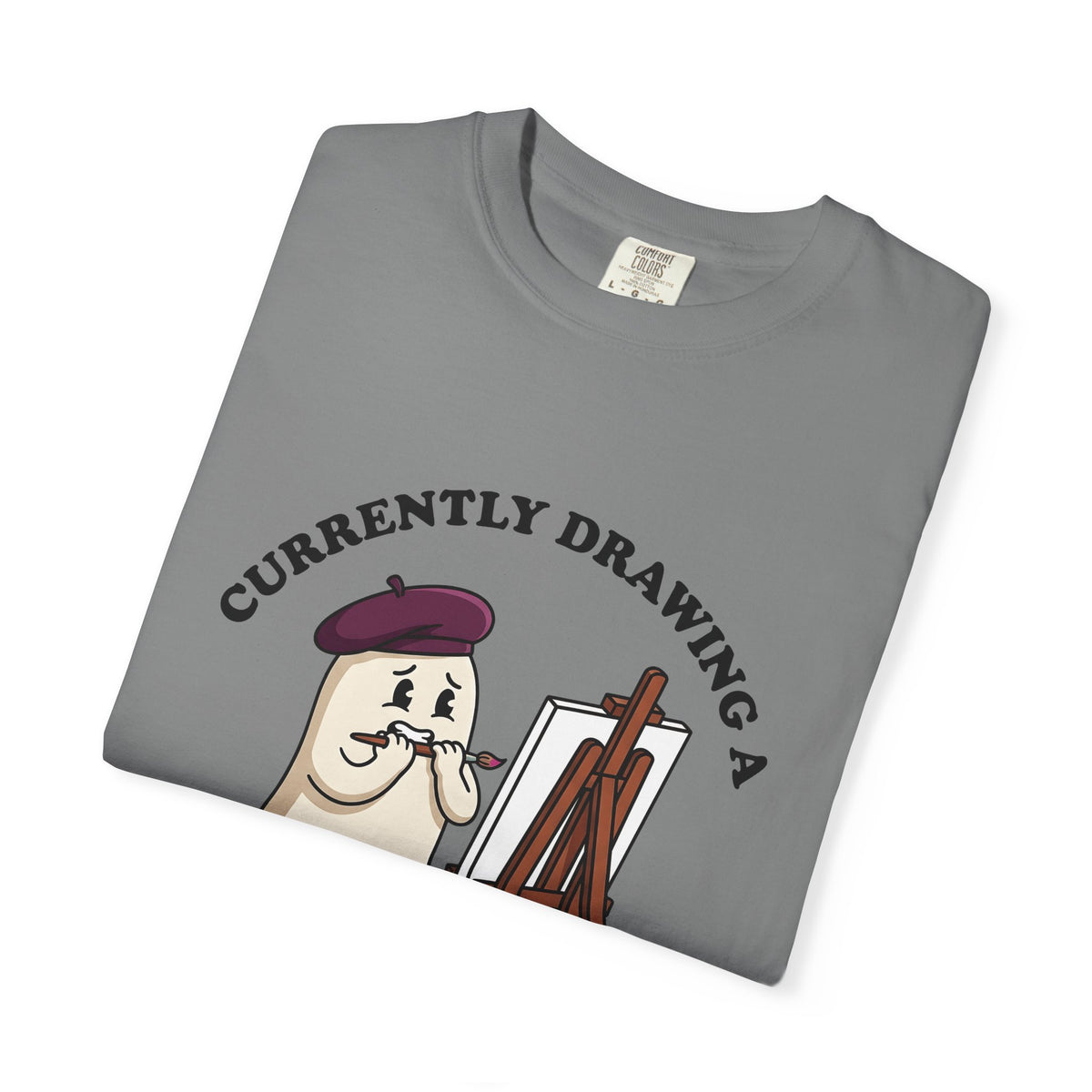 Apparition Illustrator Funny Gift Cartoon Ghost Artist Humor Fan Comic Visual T-Shirt