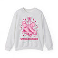 Ice Boots Sweatshirt Holiday Frost Gift Women Hand Drawn Sweatshirt Winter Boots Sweatshirt Christmas Fan Cold Weather Sweatshirt Frosty Graphic Sketch Fluff