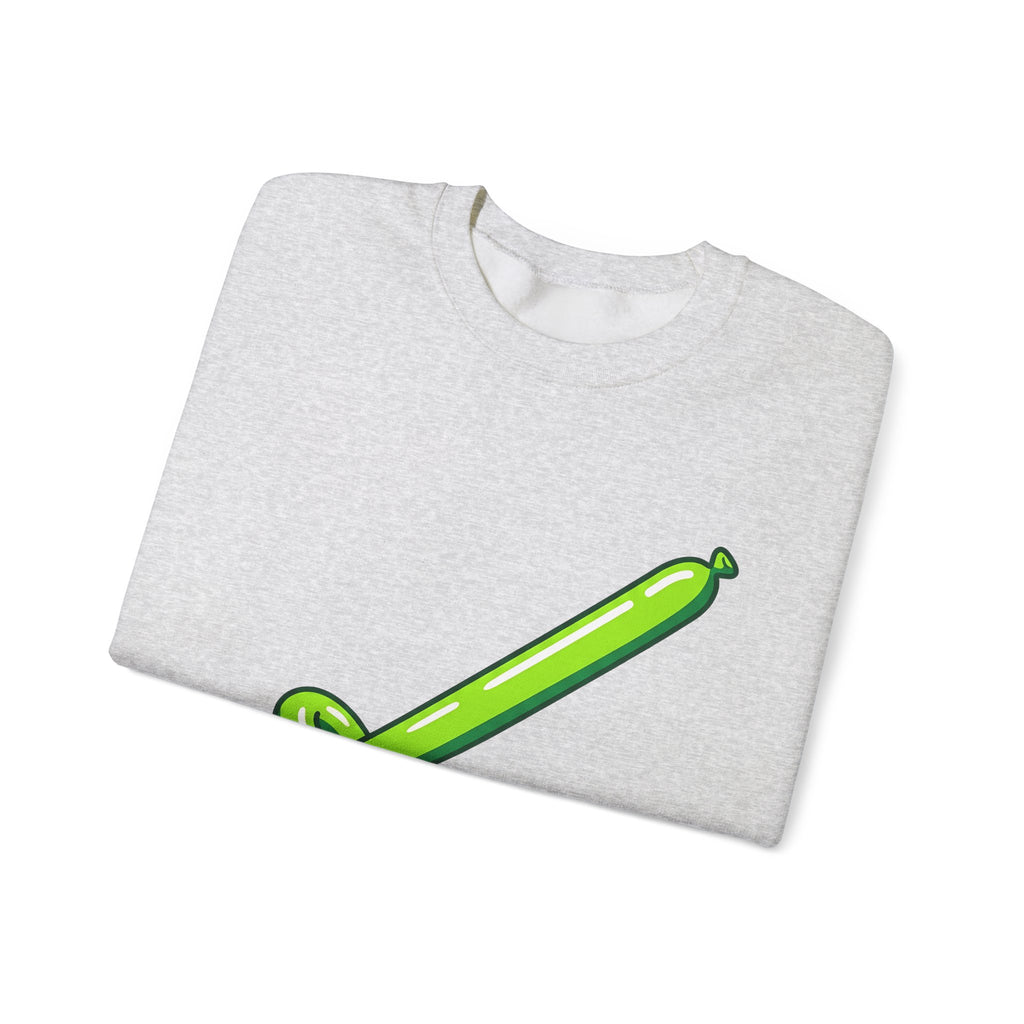 Inflatable Sword Sweatshirt Cute Gag Gift Women Hand Drawn Sweatshirt Balloon Sword Sweatshirt Adorable Fan Cartoon Sweatshirt Prank Graphic Pop Art Event