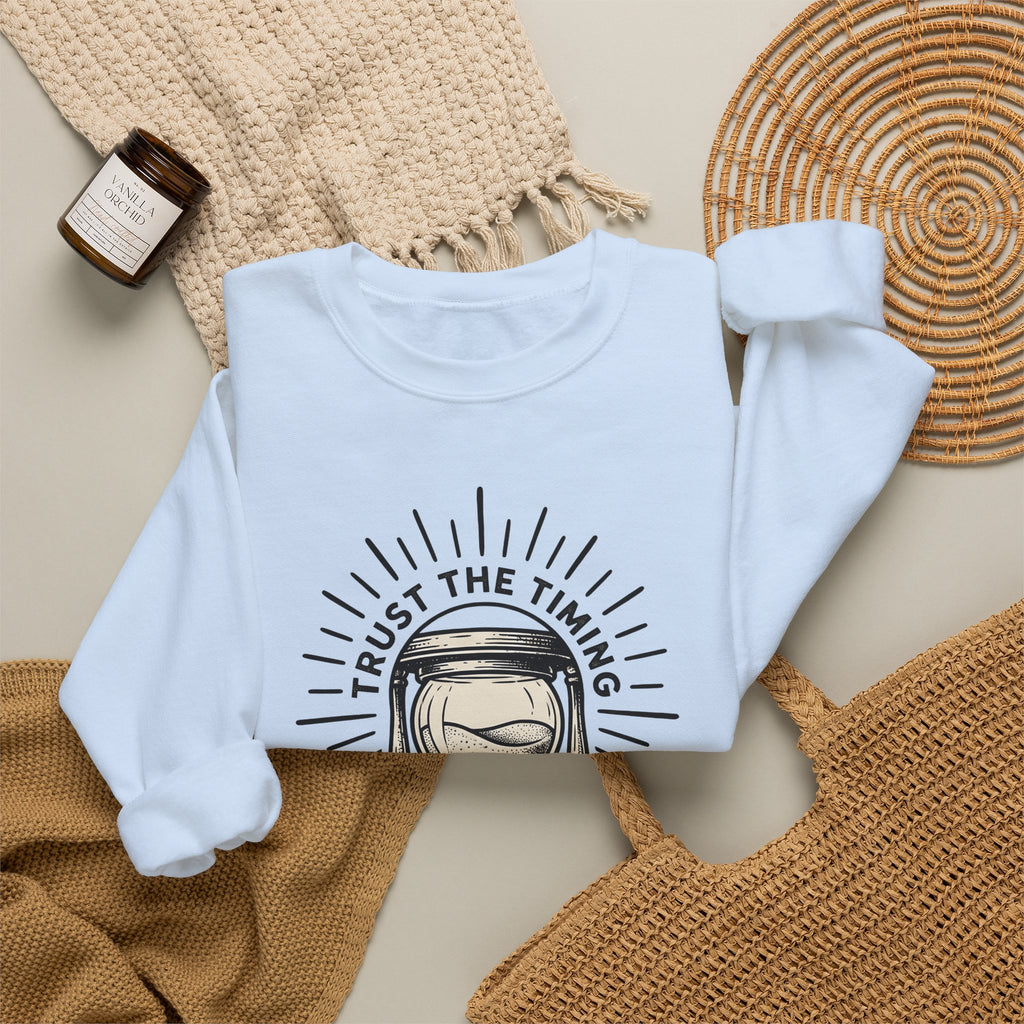 Hourglass Sweatshirt Boho Chic Spiritual Gift Women Tattoo Sweatshirt Sandtimer Sweatshirt Bohemian Enthusiast Ink Sweatshirt Mystical Graphic Vintage Stars