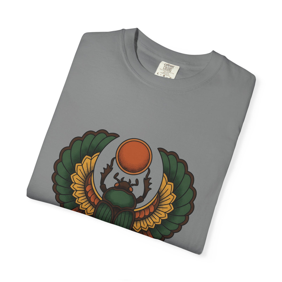 Beetle Bug T-Shirt Boho Chic Chakra Gift Women Minimalist T-Shirt Scarab T-Shirt Bohemian Enthusiast Simple T-Shirt Energy Graphic Hand Drawn Sun