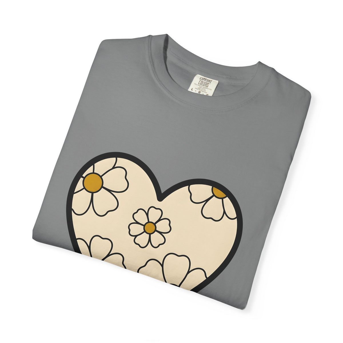 Daisy Affection T-Shirt Boho Chic Nature Gift Women Contemporary T-Shirt Flower T-Shirt Hippie Fan Bohemian T-Shirt Environmental Graphic Classic