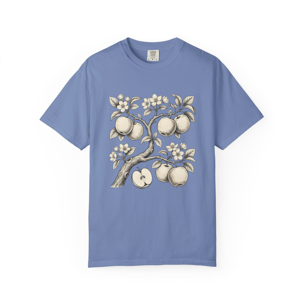 Apple Tree T-Shirt Cottagecore Nature Gift Women Botanical T-Shirt Apple T-Shirt Rustic Fan Floral T-Shirt Environmental Graphic Vintage Blossom