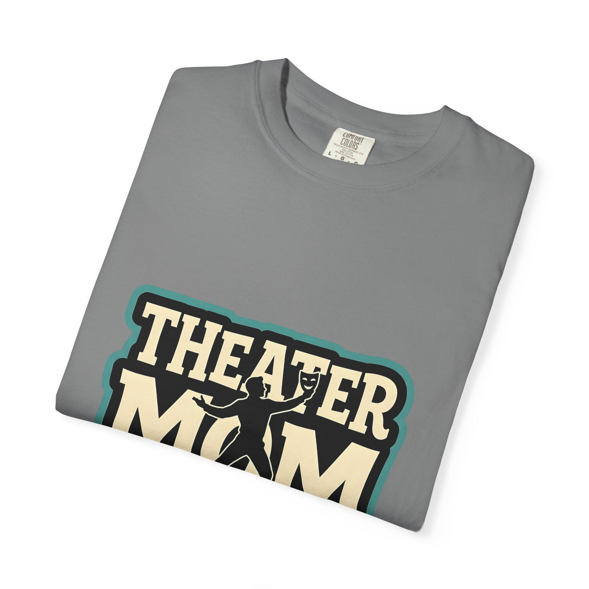 Play Actor T-Shirt Moms Show Gift Women Line Art T-Shirt Thespian T-Shirt Mother Fan Minimalist T-Shirt Drama Graphic Old School Theater Mask