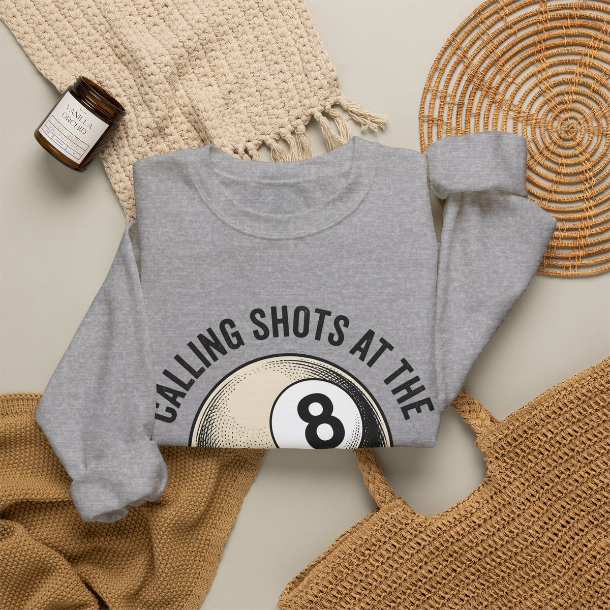 Billiard Ball Billiards Lounge Gift Retro Pool Ball Billiard Fan Vintage Bar Classic Heart Sweatshirt