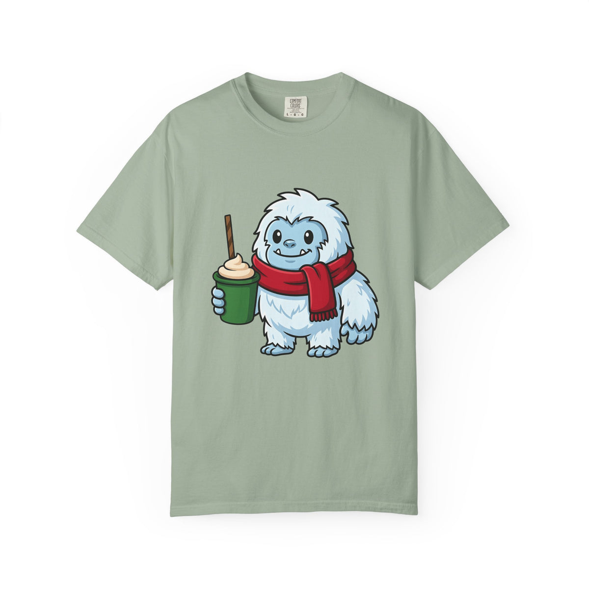 Abominable Snowman Christmas Holiday Gift Comic Yeti Xmas Fan Cartoon Holiday Chibi T-Shirt