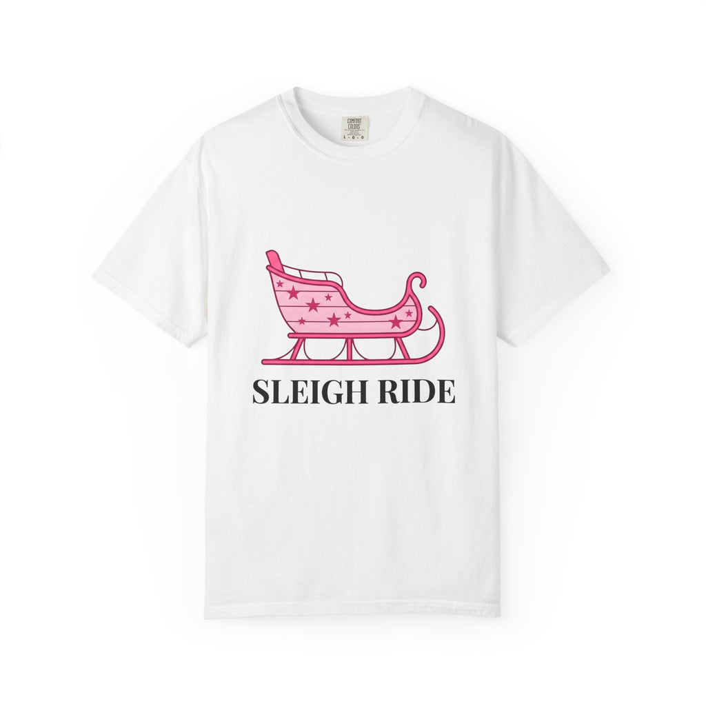 Holiday Sleigh Holiday Frost Gift Winter Sleigh Bell Christmas Fan Winter Wonderland Frosty Sleek T-Shirt