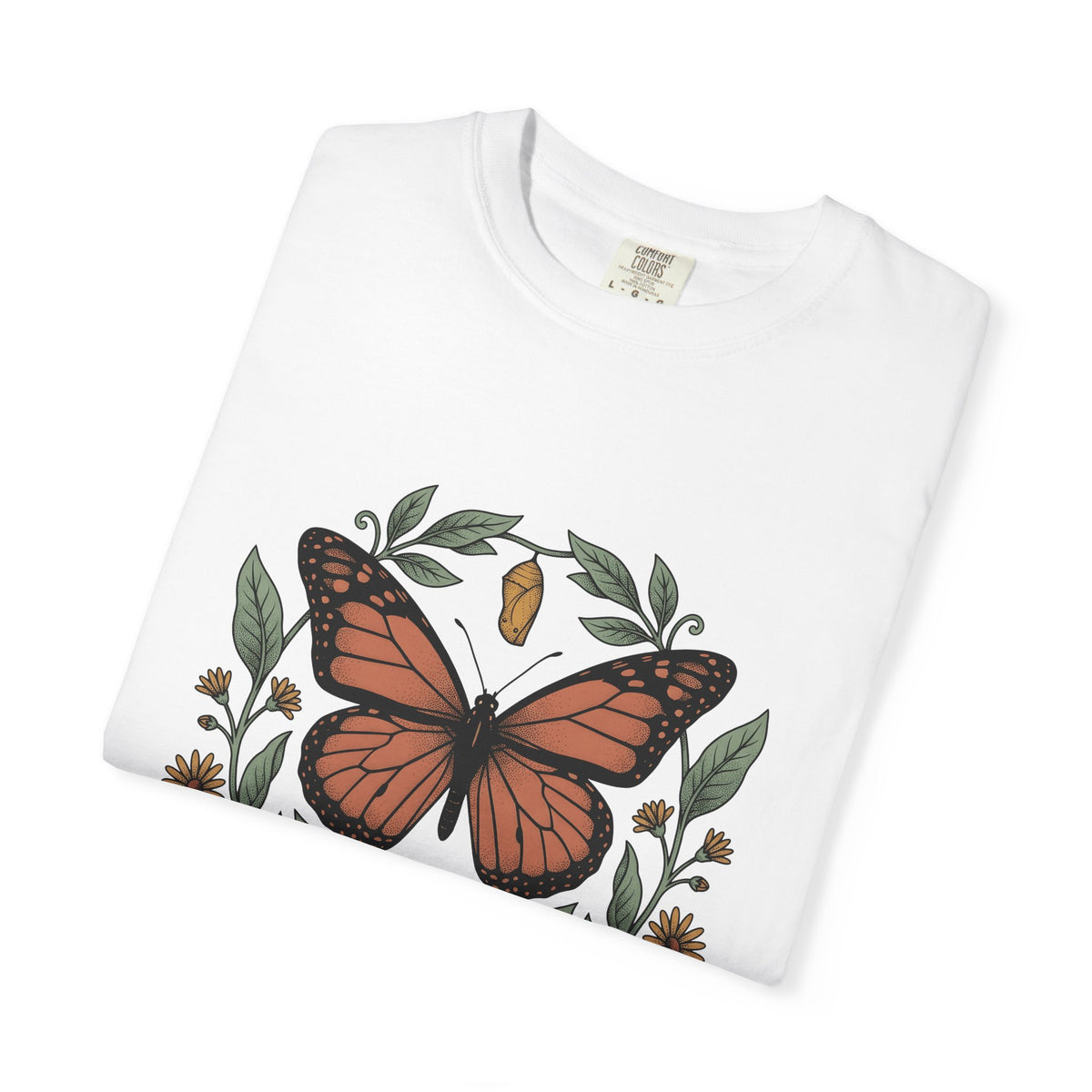 Monarch Moth Butterfly Outdoors Gift Floral Moth Butterfly Fan Botanical Nature Retro Meadow T-Shirt