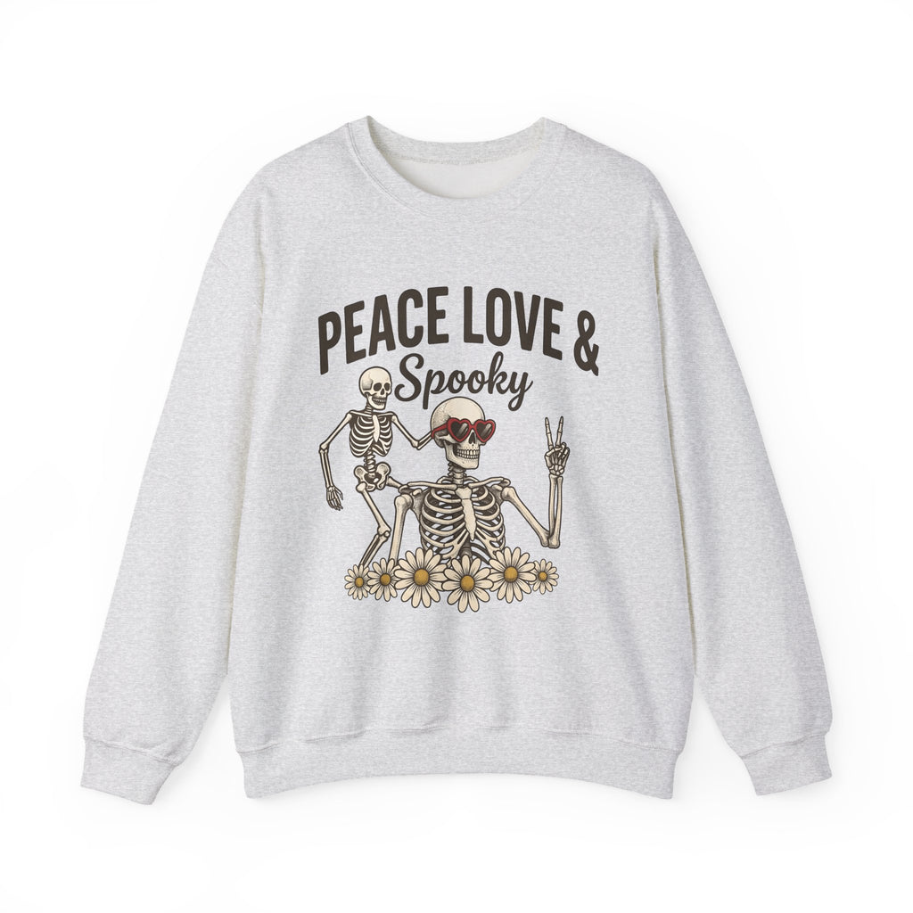 Bone Illustration Sweatshirt Halloween Garden Gift Women Retro Sweatshirt Skeleton Sweatshirt Spooky Fan Vintage Sweatshirt Yard Graphic Hand Drawn Flower
