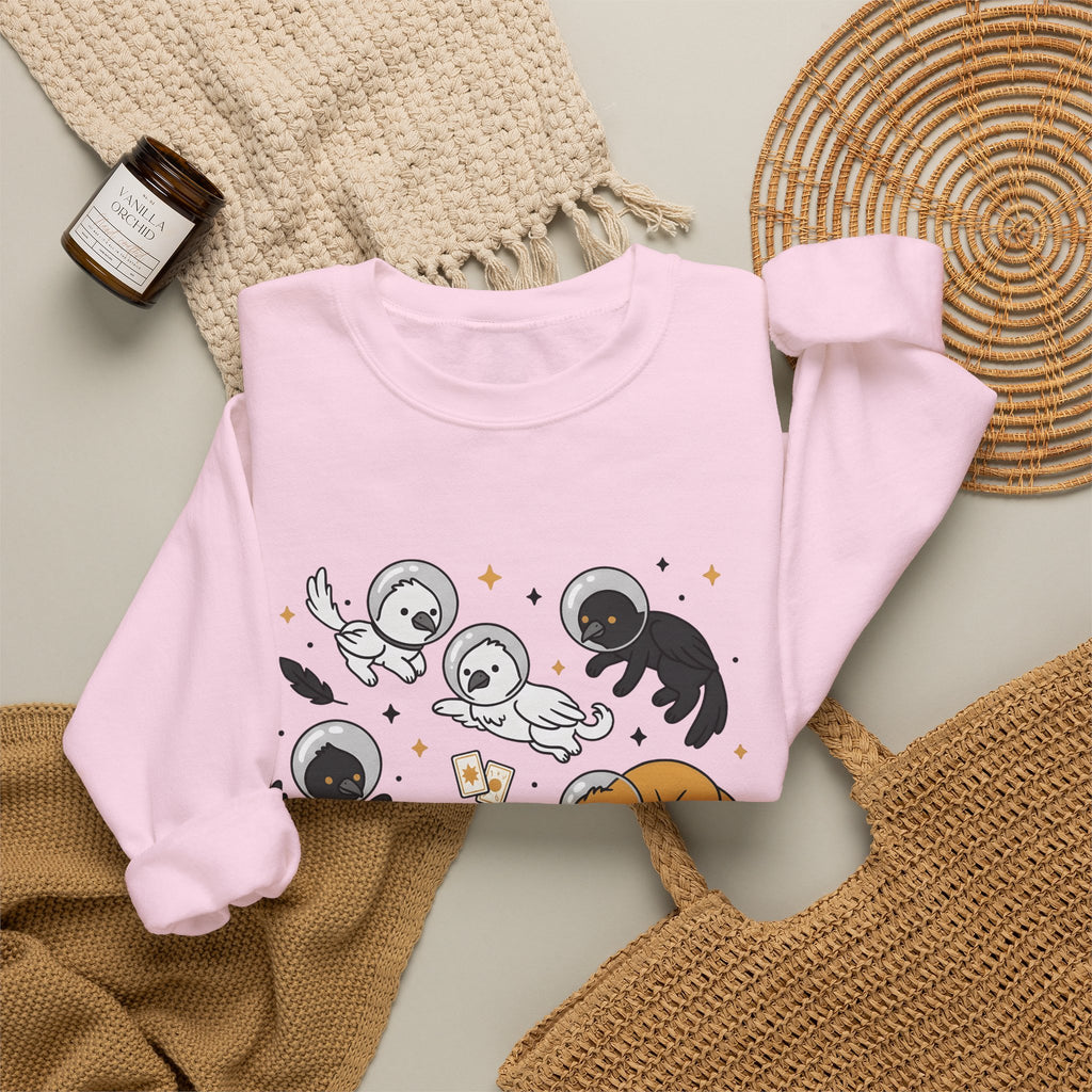 Cosmic Creature Mix Sweatshirt Funny Random Designs Beasts Gift Women Adorable Sweatshirt Monster Sweatshirt Humor Fan Cartoon Sweatshirt Creature Graphic