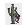 Cowgirl Cactus Cowgirl Ranch Gift Western Prickly Pear Cowboy Fan Rodeo Farm Vintage Saddle Blanket
