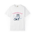 Crowned Cat T-Shirt Cat Princess Gift Women Trending T-Shirt Kitty T-Shirt Cat Fan Feline T-Shirt Royal Graphic Vintage Sparkle T-Shirt