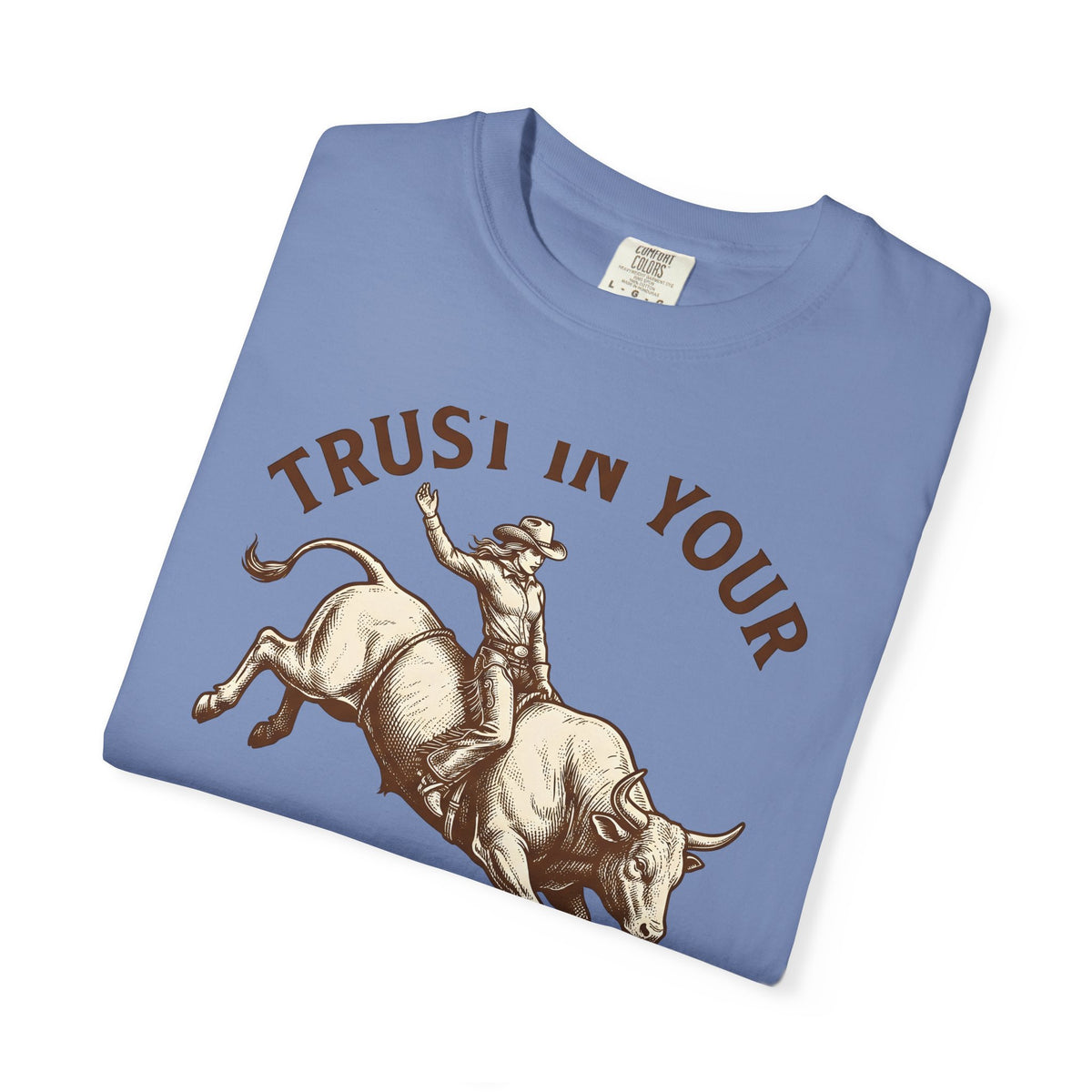 Cowgirl Rodeo T-Shirt Cowgirl Western Wear Gift Women Hand Drawn T-Shirt Rodeo T-Shirt Cowboy Fan Illustrated T-Shirt Country Graphic Sketch Rodeo