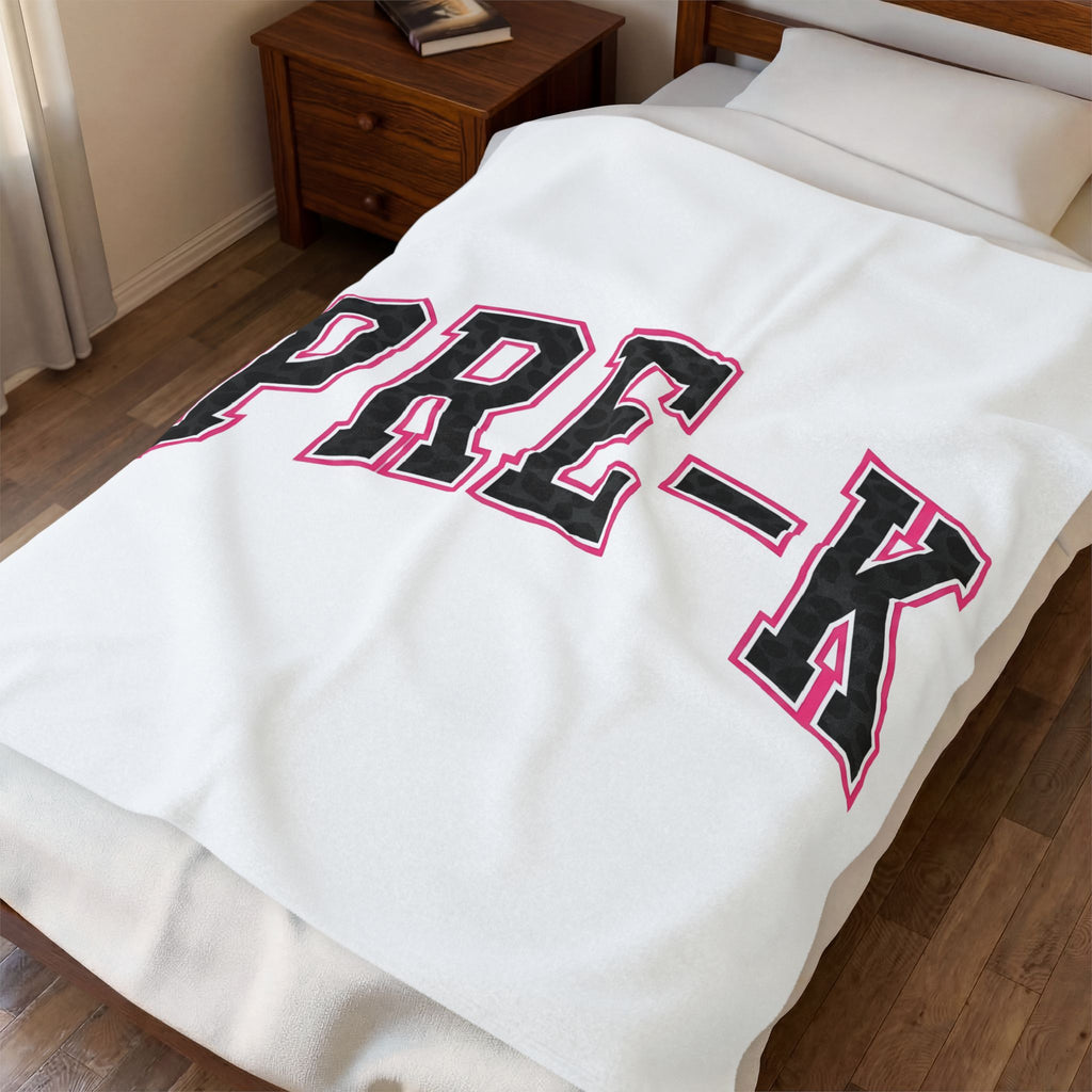 Wildcat Varsity Letters Blanket Teachers Learning Gift Women Thick Blanket Letterman Blanket Educator Enthusiast Bold Blanket Education Graphic Old