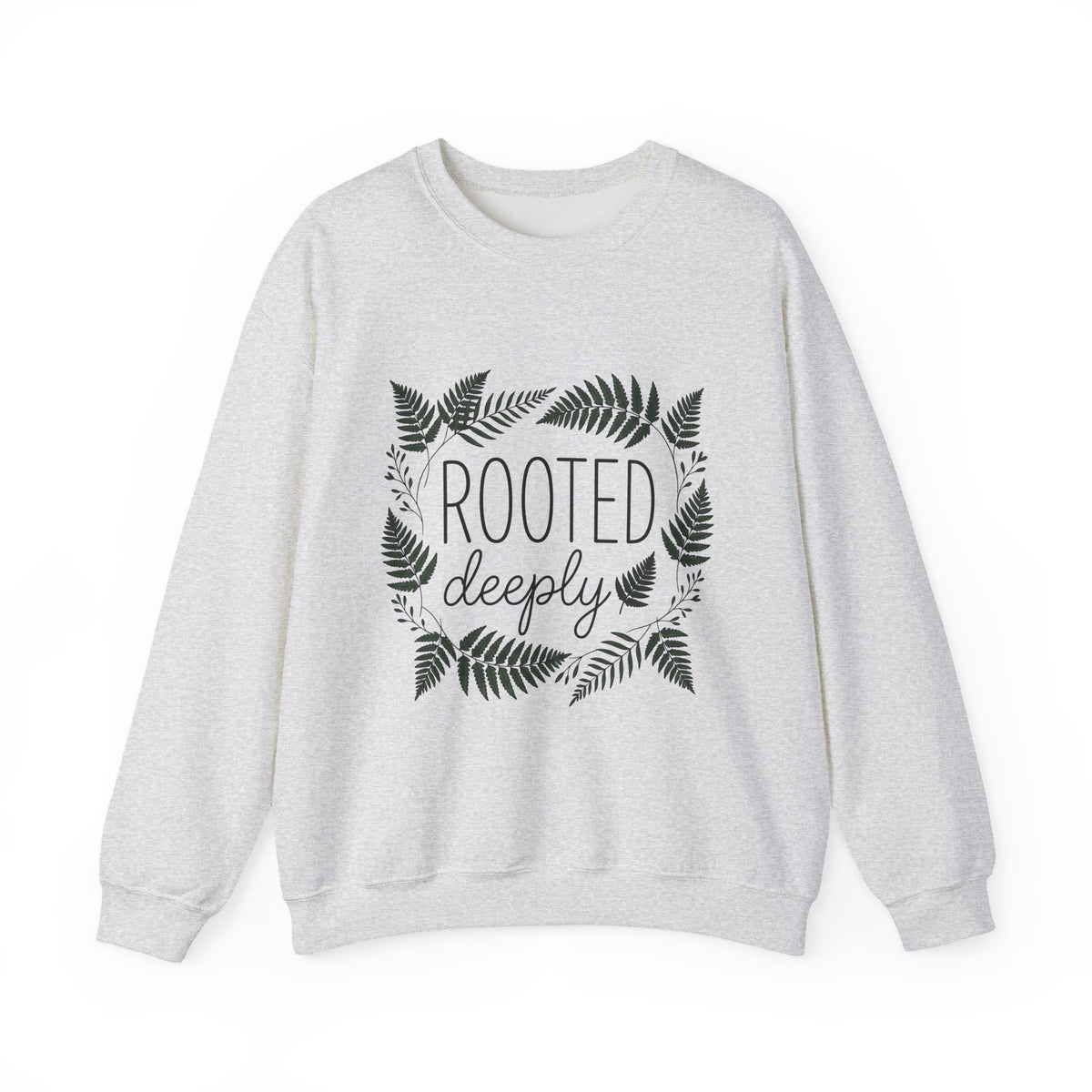 Fern Fronds Sweatshirt Mom Outdoors Gift Women Floral Sweatshirt Fiddlehead Sweatshirt Mother Enthusiast Botanical Sweatshirt Adventure Graphic Simple Leaves
