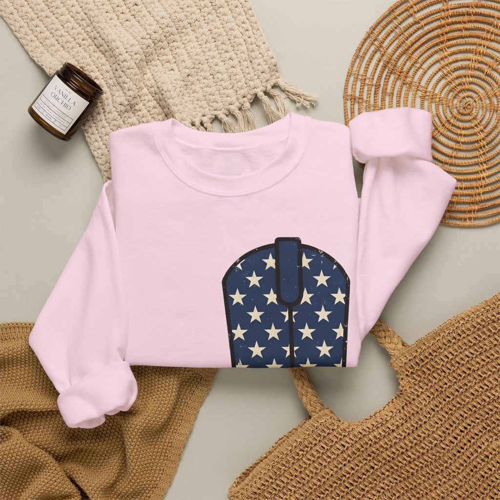 Leather Boot Sweatshirt America Rodeo Gift Women Heritage Sweatshirt Boot Sweatshirt American Fan Boots Sweatshirt Rodeo Graphic Antique Star Symbols Sweatshirt