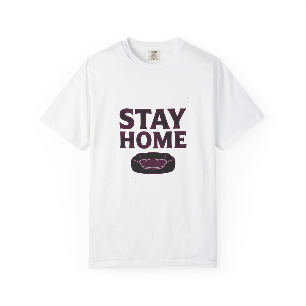 Pet Bed T-Shirt Dog House Gift Women Retro T-Shirt Dog Bed T-Shirt Dog Fan Homeware Graphic Hand Drawn Speckled Print T-Shirt