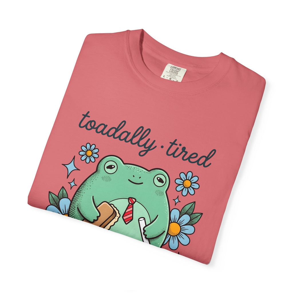 Amphibian Teacher T-Shirt Teachers Gag Gift Women Line Art T-Shirt Frog Teacher T-Shirt Educator Enthusiast Illustration Graphic Drawing