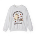 Skeleton Dog Halloween Dark Gift Retro Dog Skeleton Horror Fan Spooky Gothic Hand Drawn Sweatshirt