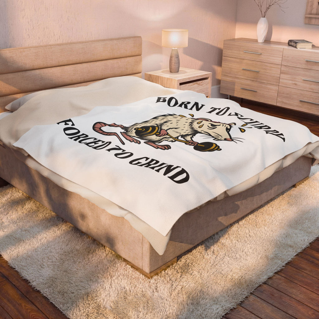 Gym Rat Blanket Funny Animal Gift Women Cartoon Blanket Bodybuilder Blanket Humor Fan Comic Blanket Creature Graphic Vintage Dumbbell Blanket