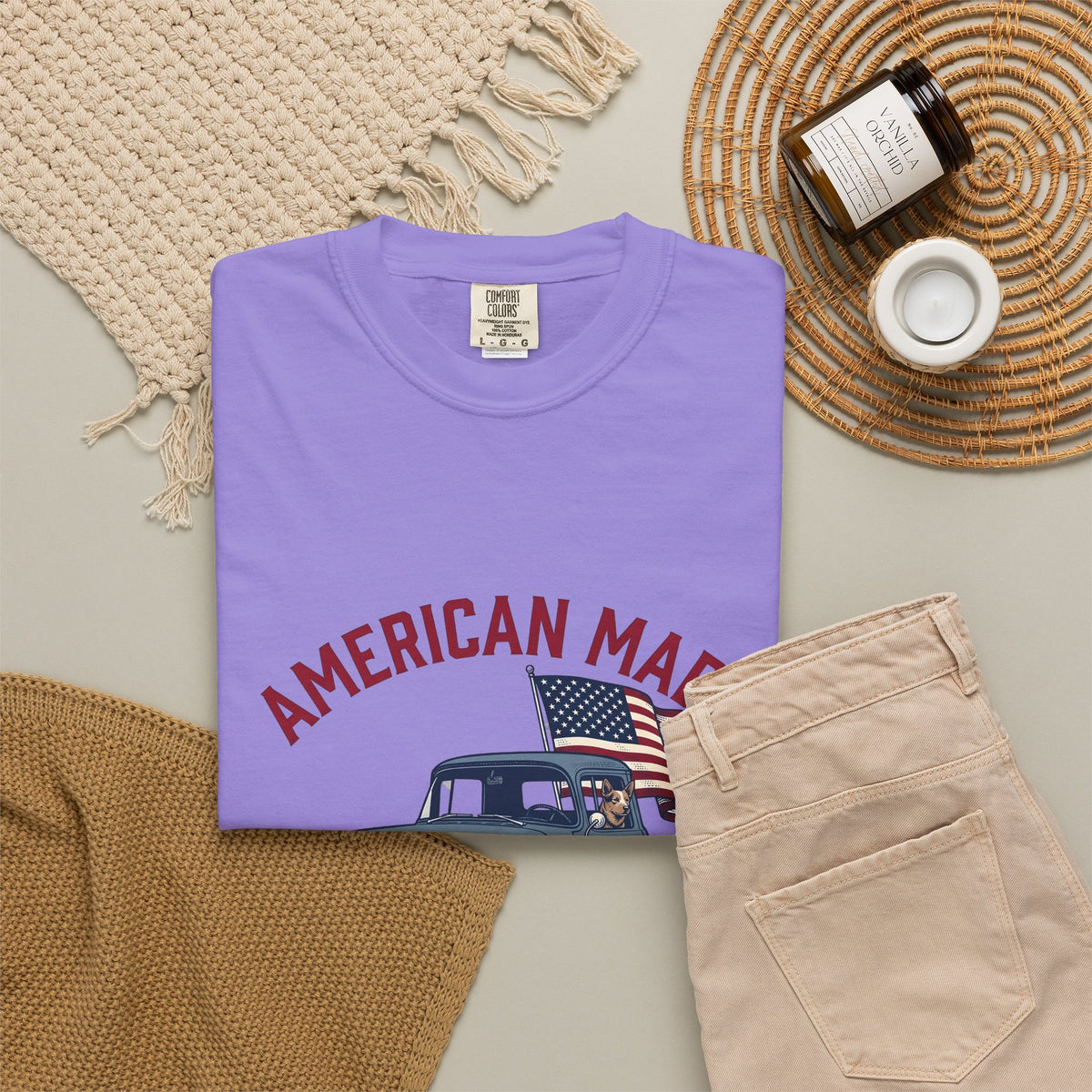 Classic Truck America 4Th Of July Independence Gift Vintage Lorry Patriot Enthusiast Retro Liberty T-Shirt