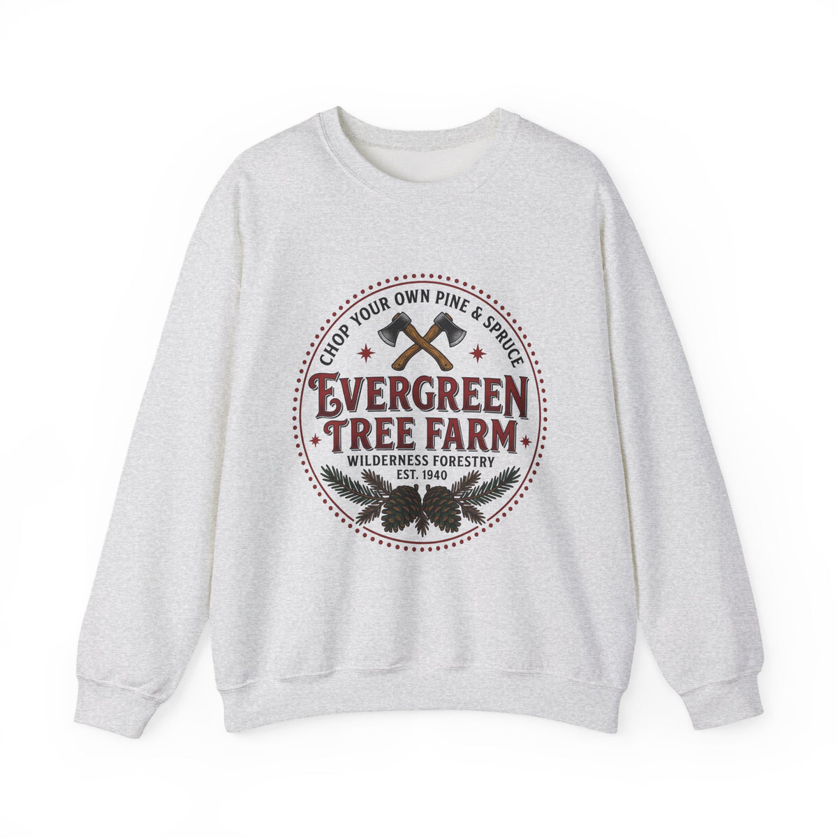 Pine Tree Farm Sweatshirt Christmas Outdoors Gift Women Vintage Sweatshirt Tree Farm Sweatshirt Xmas Enthusiast Distressed Sweatshirt Wilderness Graphic Retro