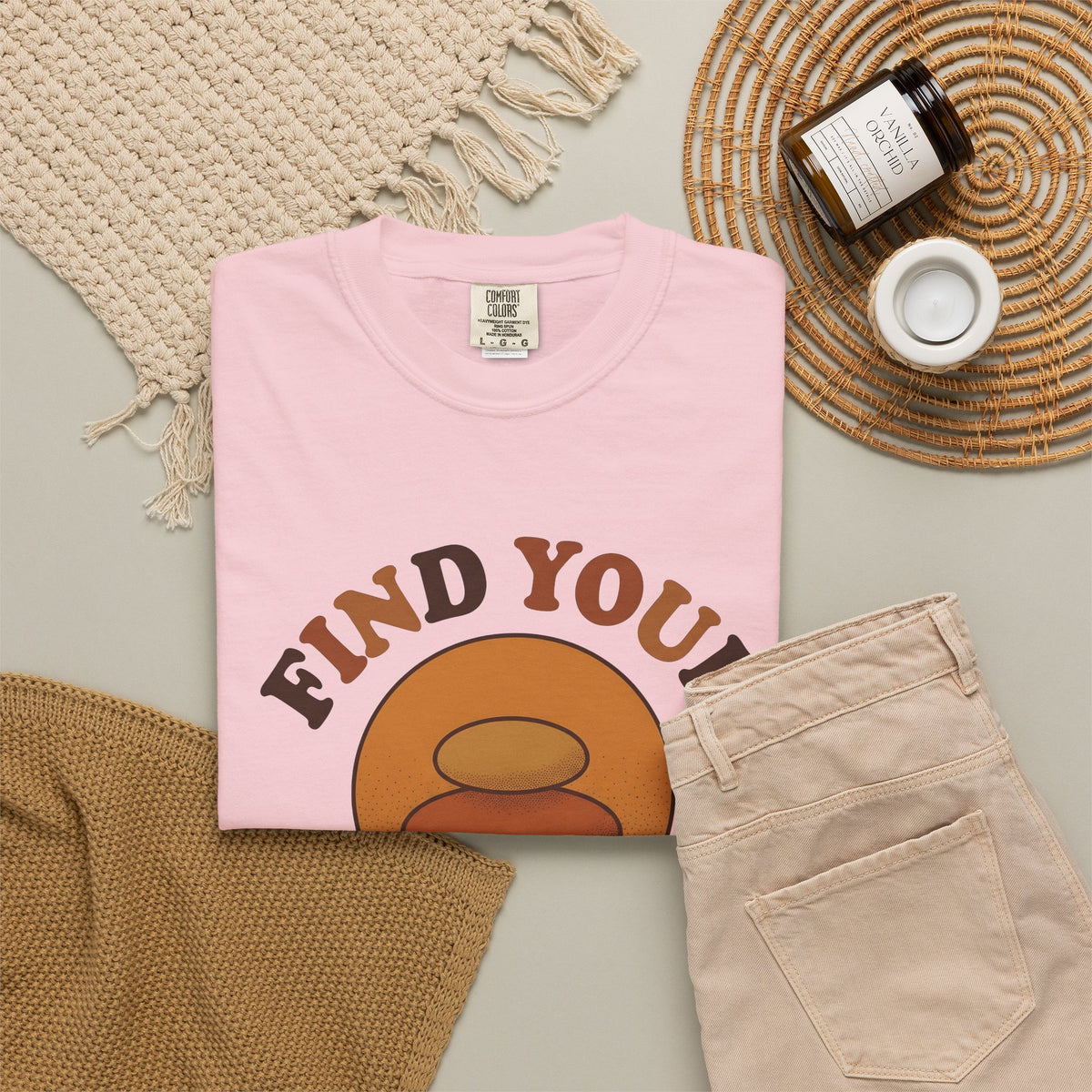 Cairn Stack T-Shirt Sports Selfcare Gift Women Tribal T-Shirt Rock Pile T-Shirt Athlete Fan Stone T-Shirt Wellness Graphic Hand Drawn Sunshine