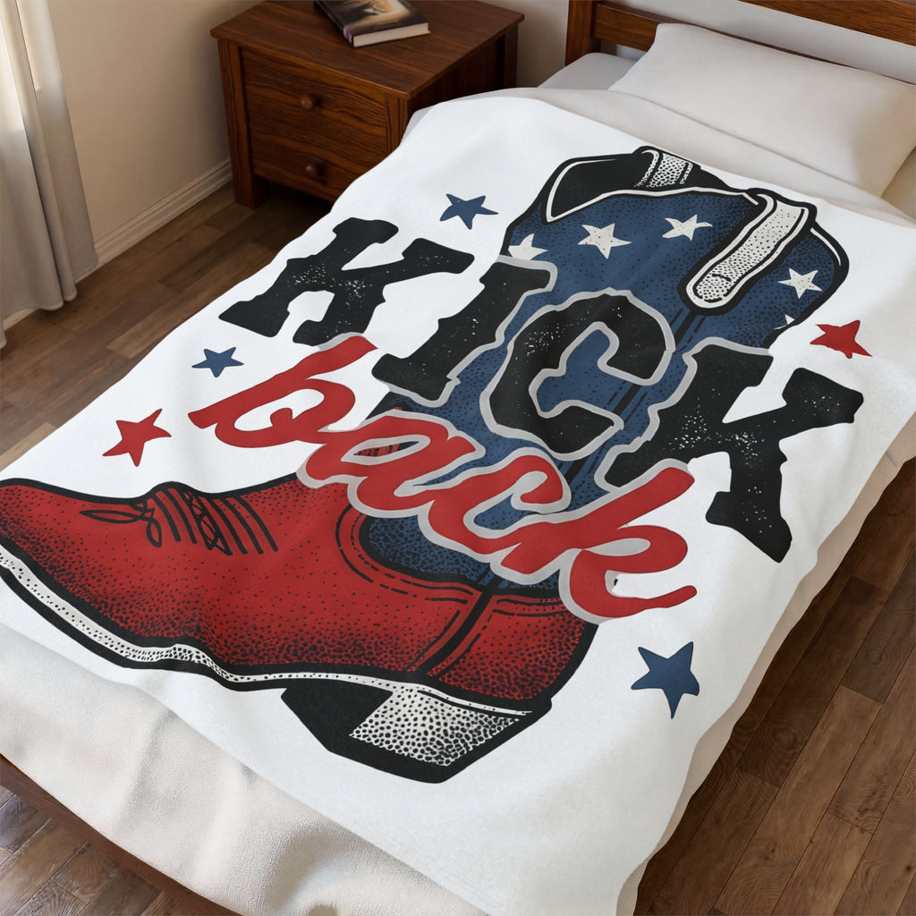 Rodeo Boot Blanket America Frontier Gift Women Heritage Blanket Boot Blanket American Fan Cowboy Blanket Western Graphic Vintage-Inspired Star