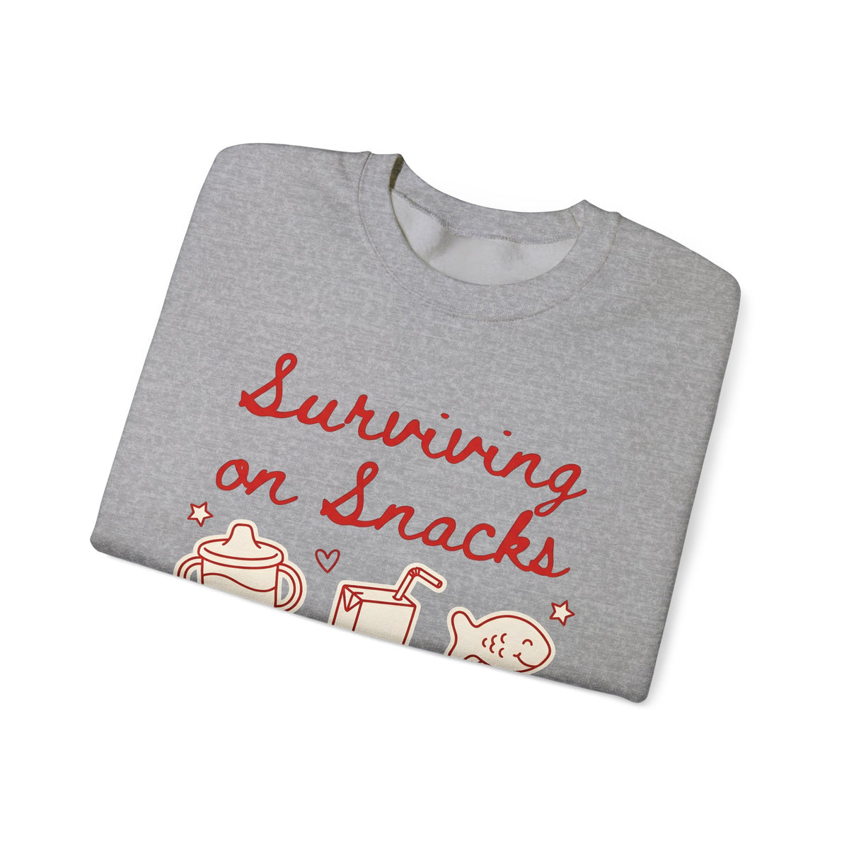 Snack Sketches Sweatshirt Moms Parenting Gift Women Fun Sweatshirt Food Illustrations Sweatshirt Motherhood Fan Cute Graphic Parenting Graphic Clean Teddy