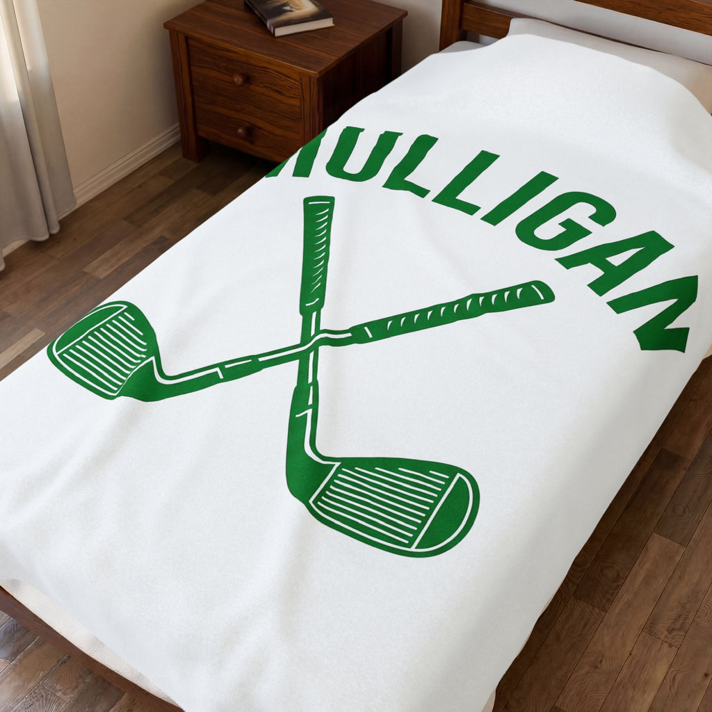 Golf Clubs Golf Joke Gift Modern Golfing Blanket