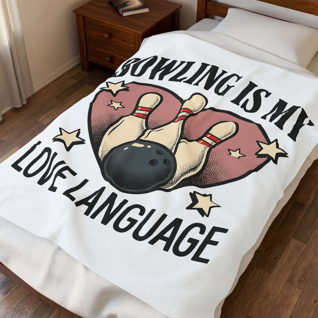 Bowling Pins Ball Blanket Bowling Humor Gift Women Vintage Blanket Bowling Ball Blanket Bowler Fan Distressed Blanket Funny Graphic Retro Heart