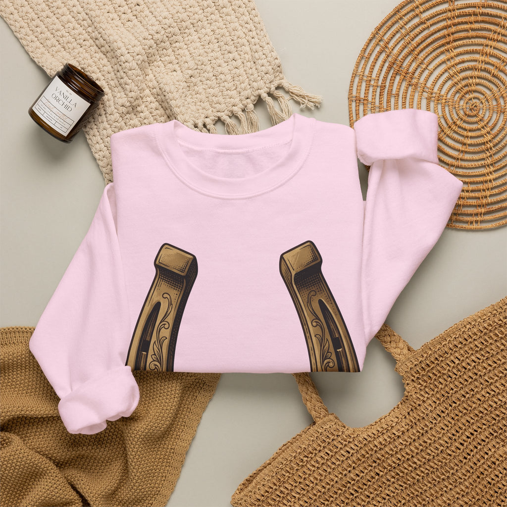 Horseshoe Sweatshirt Cowgirl Farm Gift Women Cowboy Sweatshirt Shoe Sweatshirt Rodeo Fan Western Sweatshirt Ranch Graphic Retro Flower Sweatshirt