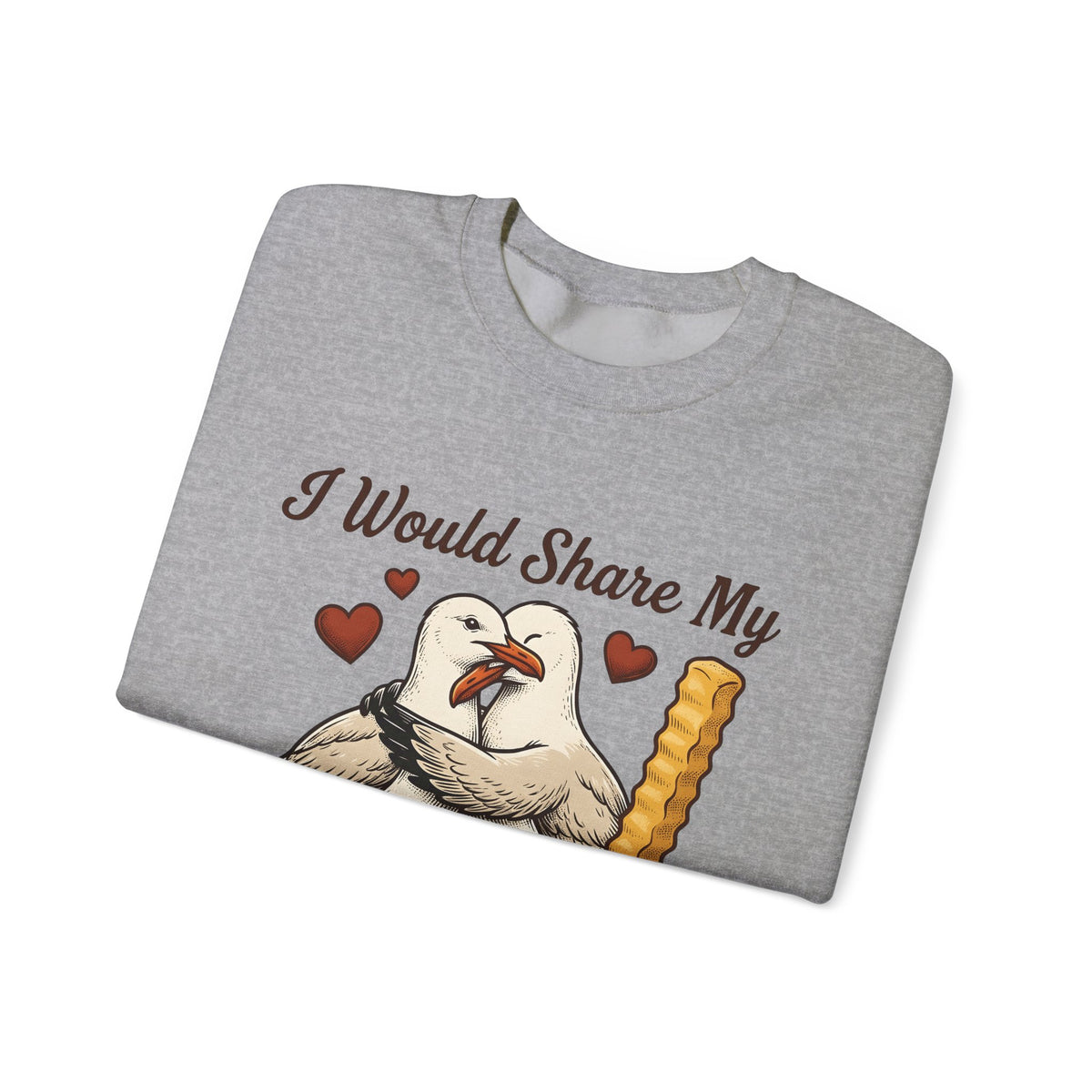 Seagull Couple Sweatshirt St. Valentine's Day Humor Gift Women Vintage Sweatshirt Gull Sweatshirt Valentine Fan Retro Sweatshirt Funny Graphic Hand Drawn