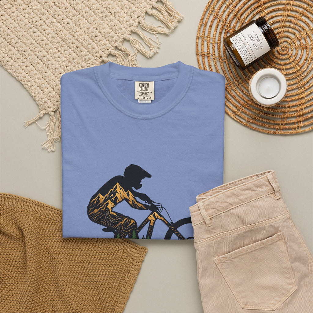 Bike Rider T-Shirt Sports & Activities Camping Gift Women Exploration T-Shirt Cyclist T-Shirt Athlete Enthusiast Abstract T-Shirt Outdoor Graphic