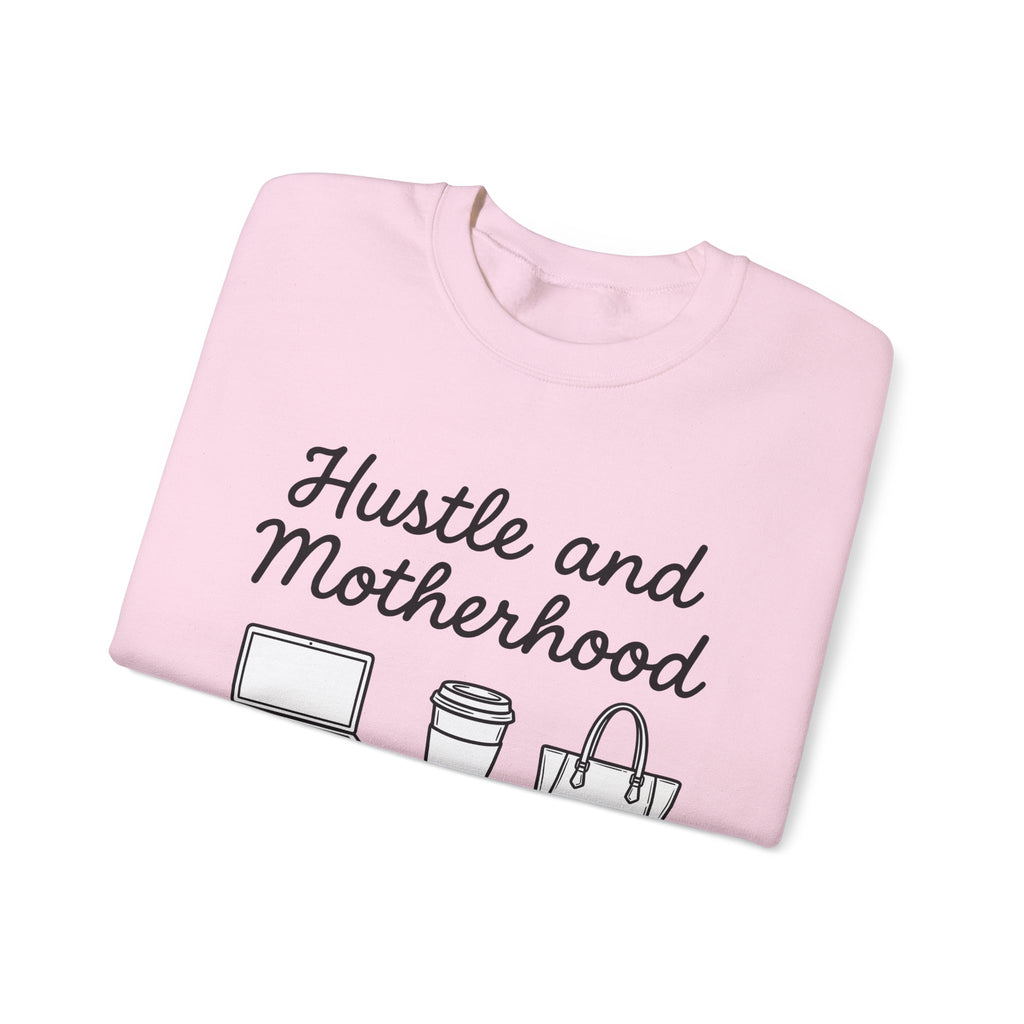 Laptop Coffee Purse Sweatshirt Moms Work Gift Women Doodle Sweatshirt Sweatshirt Sweatshirt Mother Enthusiast Hand Drawn Sweatshirt Office Graphic Minimal Baby Bottle