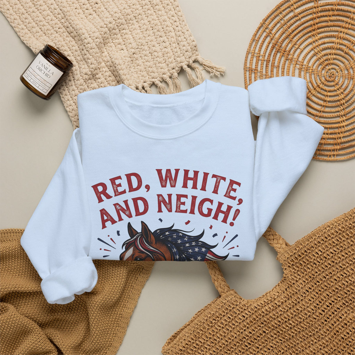 American Horse Sweatshirt 4th Of July Wildlife Gift Women Retro Sweatshirt Mustang Sweatshirt Independence Fan Vintage Sweatshirt Animal Graphic Sketch