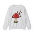 Shroom Sweatshirt Boho Chic Environment Gift Women Applique Sweatshirt Mushroom Sweatshirt Hippie Fan Embroidered Sweatshirt Eco Graphic Old-Fashioned