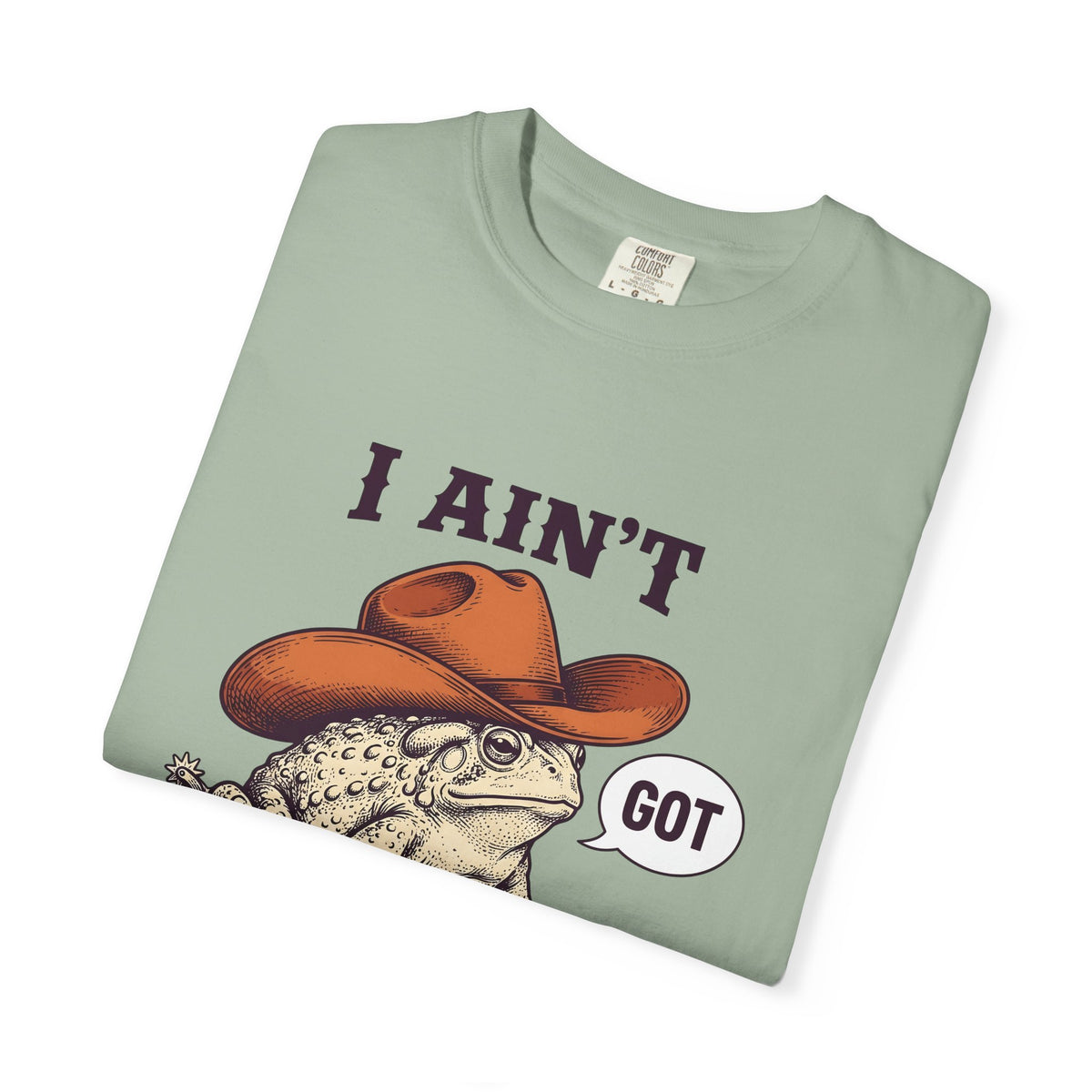 Ranch Frog Funny Critter Gift Classic Toad Humor Fan Retro Animal Doodle Talk Bubble T-Shirt