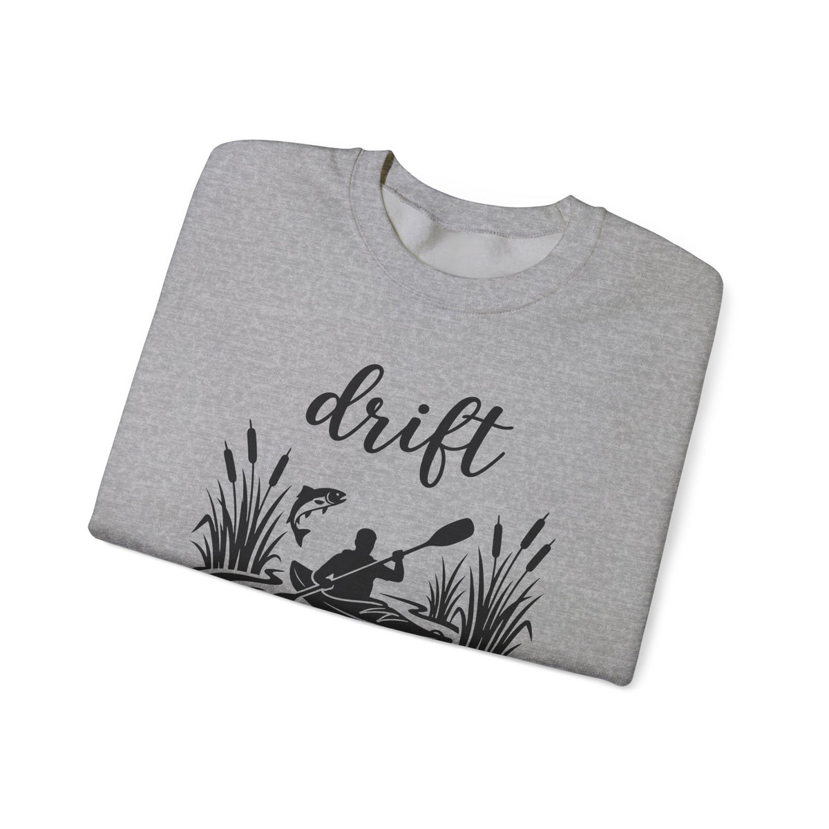 Kayak Silhouette Sweatshirt Sports Outdoors Gift Women Nature Graphic Sweatshirt Canoe
