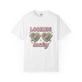 Heart Glasses T-Shirt St Patrick's Day Event Gift Women Sweet T-Shirt Specs T-Shirt Holiday Fan Spectacles T-Shirt Party Graphic Classic Shamrock
