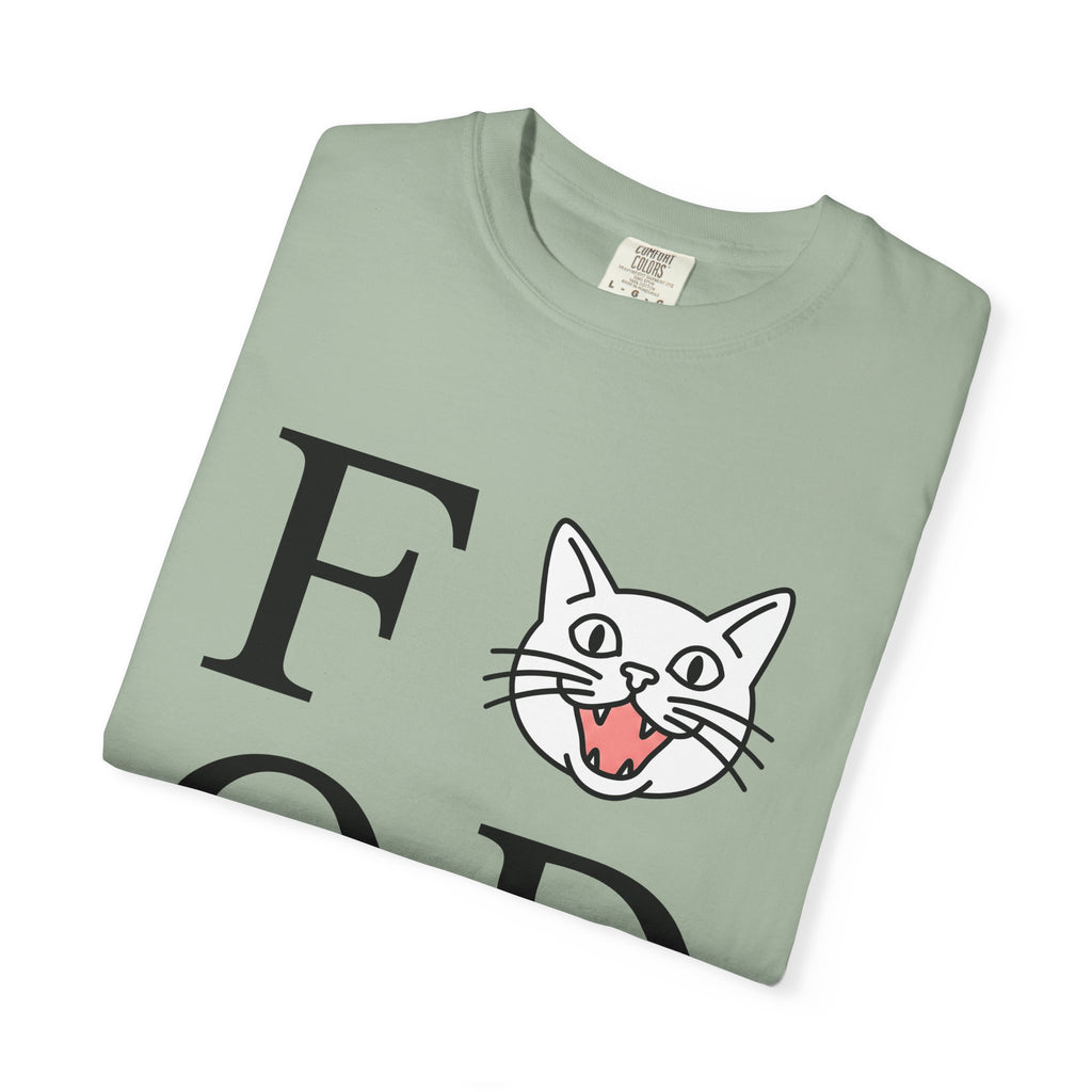 Cat Face Graphic T-Shirt Cat Humor Gift Women Minimalist T-Shirt Kitty T-Shirt Feline Fan Simple T-Shirt Funny Graphic Modern Bold Letters T-Shirt