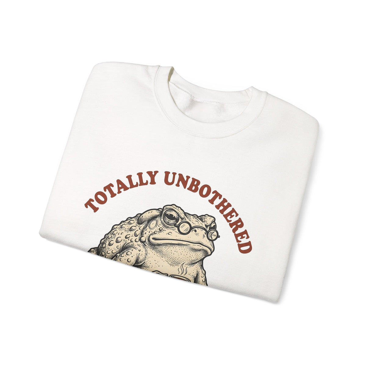 Toad Coffee Sweatshirt Funny Animal Gift Women Vintage Sweatshirt Coffee Sweatshirt Humor Fan Retro Sweatshirt Creature Graphic Hand Drawn Glasses Sweatshirt