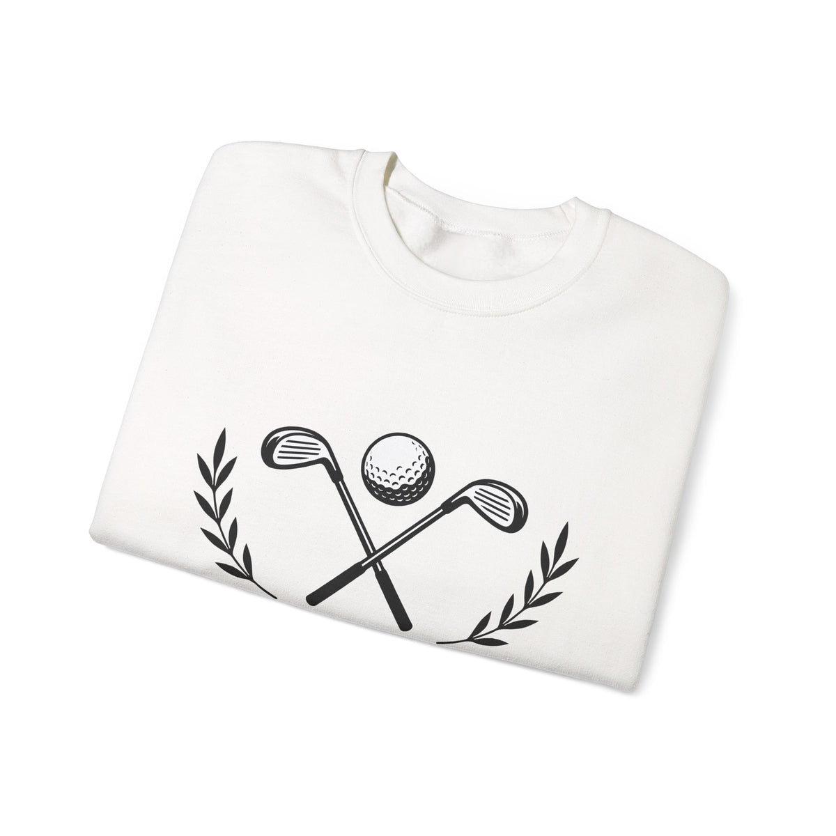 Golf Clubs Golf Camping Gift Simple Golfing Golfer Enthusiast Minimalist Outdoor Retro Golf Ball Sweatshirt