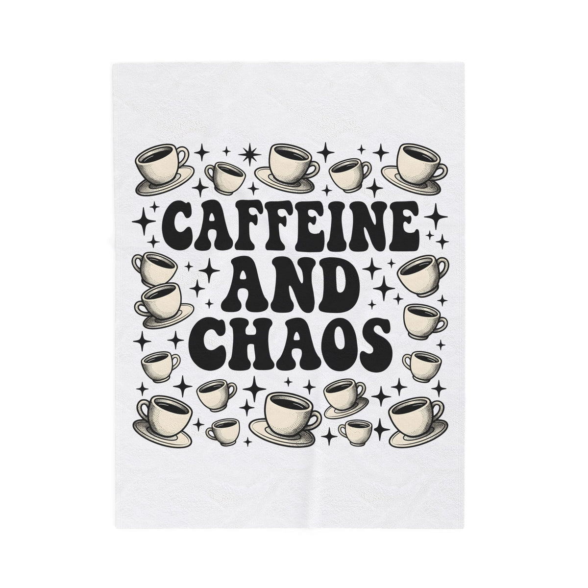 Coffee Cups Blanket Mom Coffee Gift Women Bold Blanket Blanket Blanket Mother Fan Coffee Blanket Graphic Retro Stars Blanket