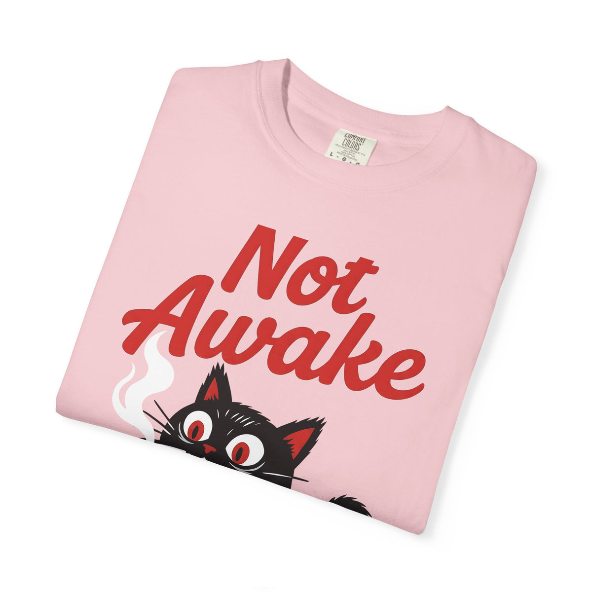 Black Cat Coffee Cat Coffee Gift Cartoon Coffee Cat Fan Comic Caffeine Retro Coffee T-Shirt