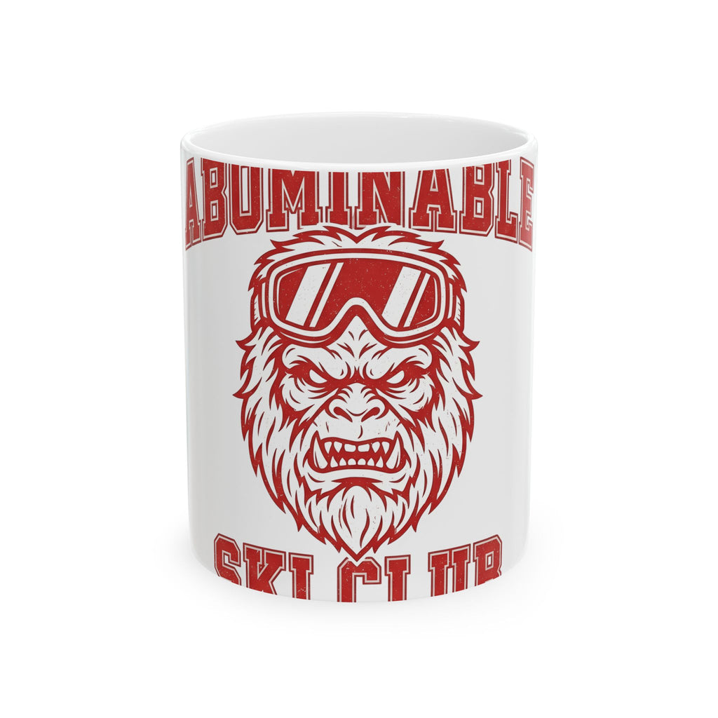 Abominable Snowman Face Mug Christmas Cold Gift Women Strong Mug Yeti Mug Xmas Fan Vintage Mug Frosty Graphic Antique Snow Goggles