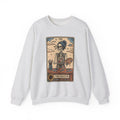 Skeleton Artist Sweatshirt Artist Gothic Gift Women Tarot Card Sweatshirt Skeleton Sweatshirt Art Enthusiast Occult Graphic Sweatshirt Vintage Sunflower Sweatshirt